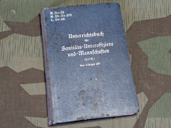 Training Manual for Medics H.Dv.59 1939