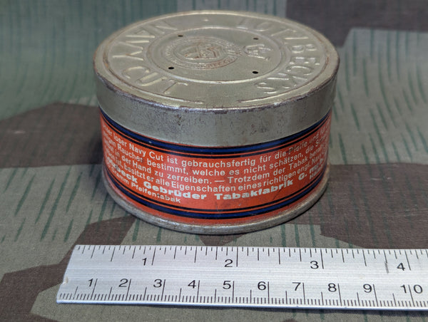 German Medium Navy Cut Pipe Tobacco Tin