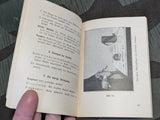 Soldier's Gas Warfare Booklet and Leaflet