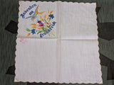 German Andenken aus Frankreich Souvenir Handkerchief