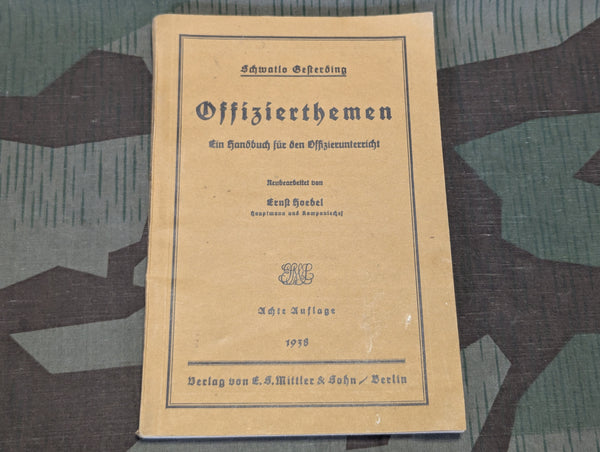 Offizierthemen 1938 Officer's Training Handbook