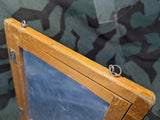 Period German Map Board Missing Plastic Cover