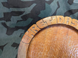 Ehret Das Brot Hand Carved Wood Bread Plate