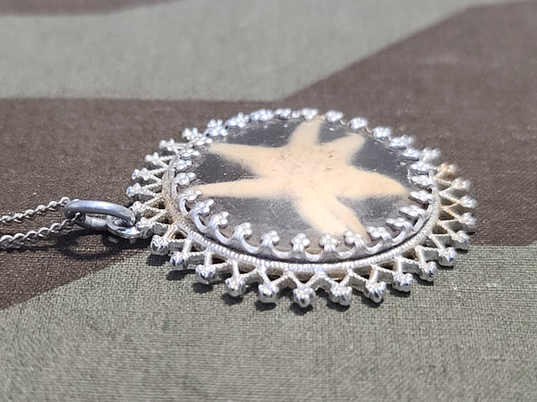 Edelweiss Pressed Flower Necklace