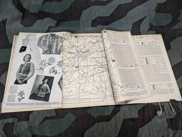 Frauen Fleiss Women's Knitting Pattern Magazine Heft 7 1938/39