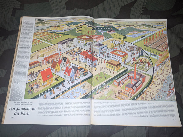 April 1941 Signal Magazine in French No. 8 (Reichsbank, Party Uniforms, Travel, Etc)