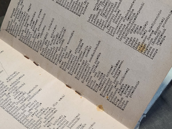 Taschen-Wörterbuch German-Russian Phrase Book