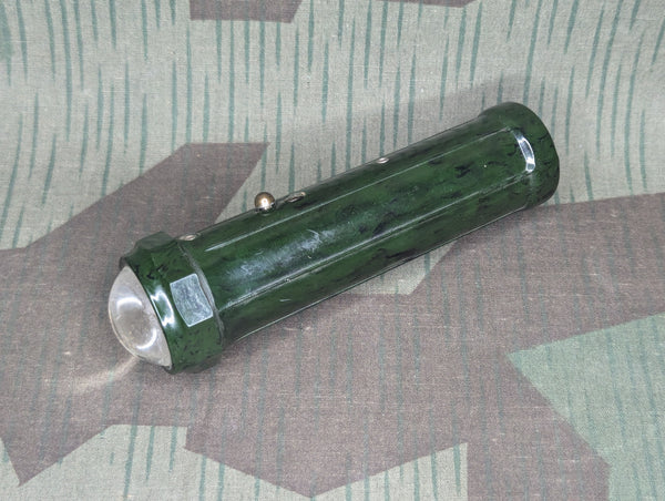 Green Bakelite German Flashlight