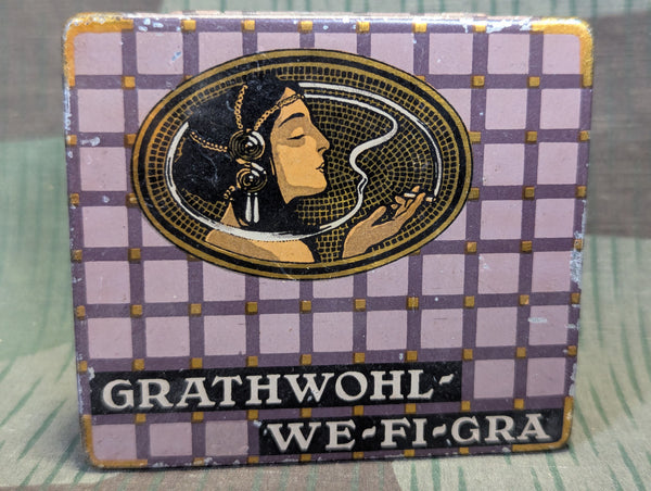 Original Grathwohl We-Fi-Gra Cigarette Tin