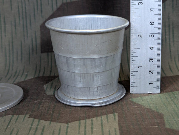 Collapsible Aluminum Cup with Star Lid
