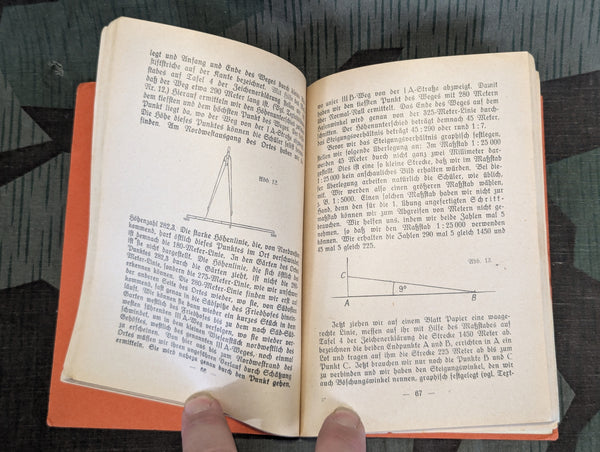 1943 Kartenlesen Map Reading Book