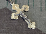 White Pearlescent German Rosary
