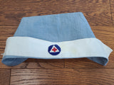 Nurse's Aide Coif Hat Red Cross / Civil Defense