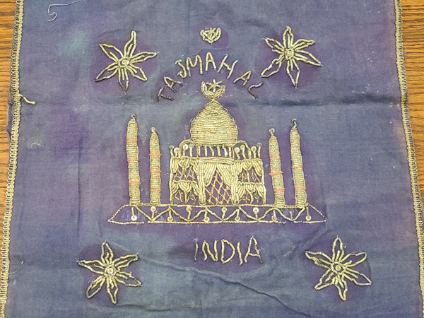Taj Mahal India CBI Souvenir Fabric Set