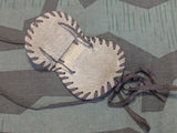 Small German Leather And Rayon Coin Purse