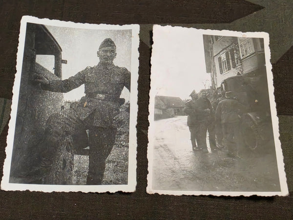 Lot of 6 Wehrmacht Photos (Planes, Vehicles, Monument)