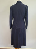 Navy WAVES Uniform: Jacket and Skirt <br> (B-38" W-31" H-42")