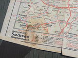 Original Shell Map of Anhalt Thüringen Sachsen