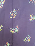 Purple Dress with Bow Print <br> (B-40" W-30" H-37")