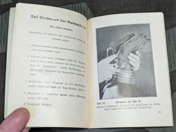Soldier's Gas Warfare Booklet and Leaflet