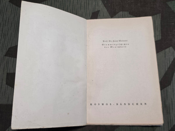 Stammesgeschichte der Menschheit (Evolutionary History of Mankind) 1941 Book