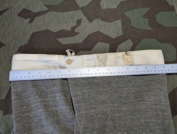 Unissued Wehrmacht Long Johns Underwear Size 1 (32"-36" Waist)