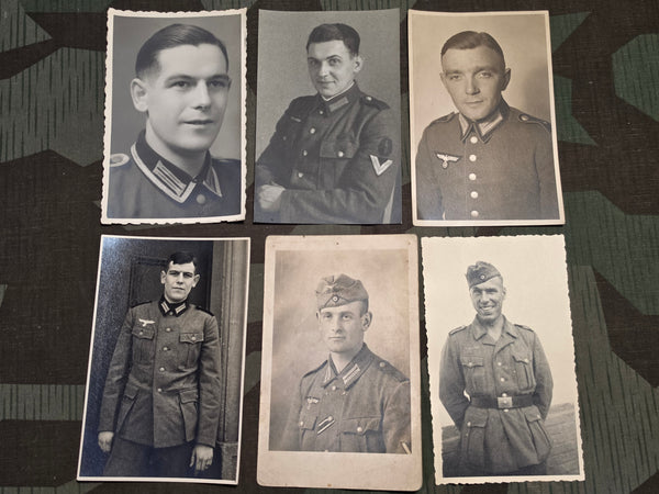Random Soldier Portrait Photo Postcard