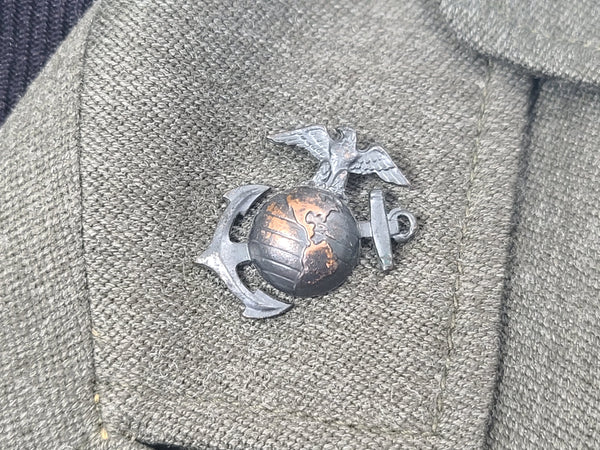 Women's Marine Corps Uniform Jacket and Skirt Named <br> (B-35" W-25" H-34")