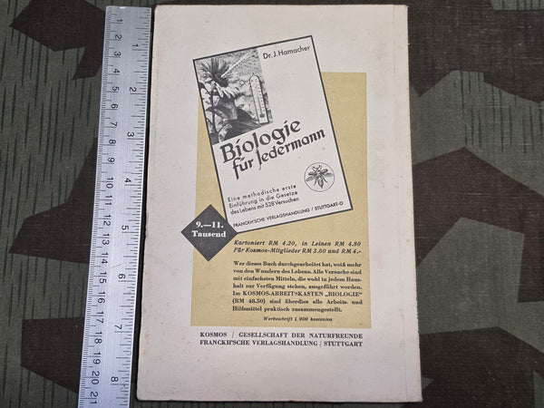 Stammesgeschichte der Menschheit (Evolutionary History of Mankind) 1941 Book