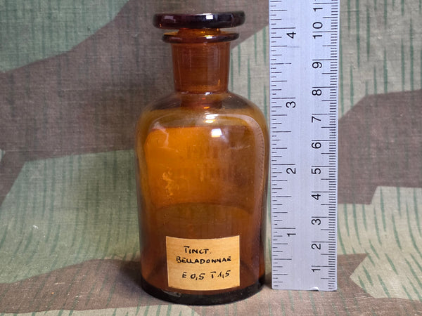 German Tinct. Belladonn. Apothecary Bottle
