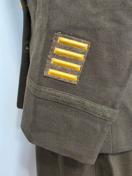 Named Army Nurse Uniform Grouping: Jacket, Skirt, Hat, Blouse, Tie & More <br> (B-34" W-24" H-34")