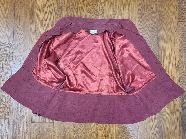 Red Jacket and Black Skirt Outfit <br> (B-46" W-36" H-43")