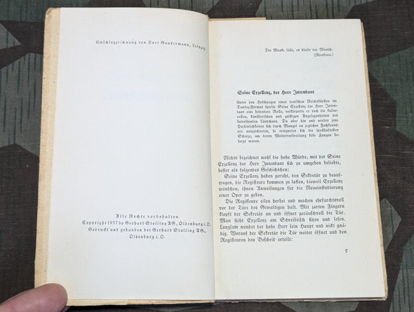 1937 Book Vom Hundertsten ins Tausendste