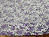 Purple Flower Print Dress <br> (50" Bust)