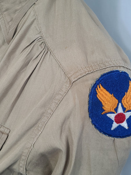 Women's Khaki Blouse Hobbies Made Expressly for Army Nurses <br> (37" Bust)