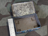 Blue Printed Cookie Tin