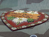 Wooden Decorative Edelweiss Wall Plaque