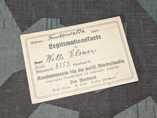 Original German "Costco" Membership Card