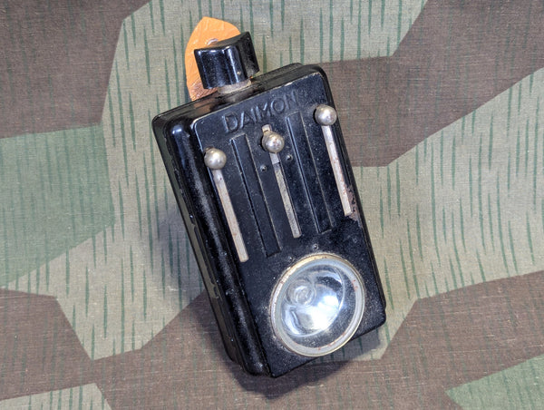 Daimon Wehrmacht Flashlight Leather and Wire Button Loop