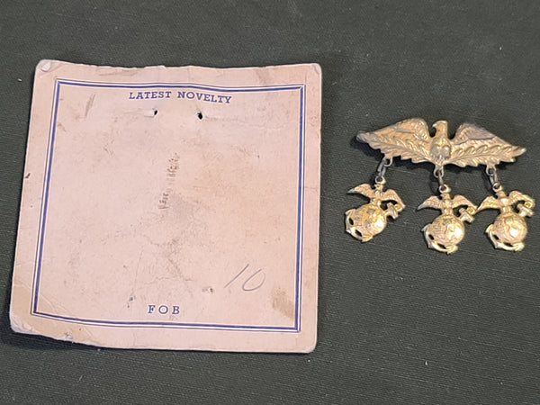 Eagle Marine Corps EGA Pin on Card