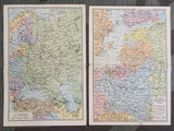 Nationalblatt Map Leaflets 1939 (Lot of 8)