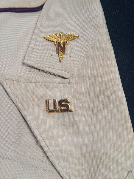Army Nurse Beige Jacket (as-is) <br> (34" Bust)