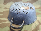 German Helmet Made into a Strainer