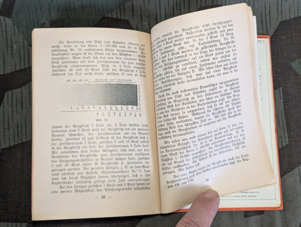 1943 Kartenlesen Map Reading Book