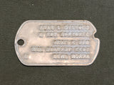 Dominic J Papa Next of Kin Dogtag