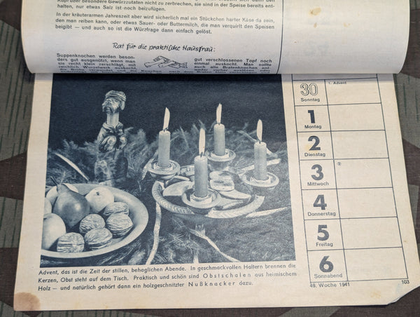 Interesting 1941 Advertising Calendar