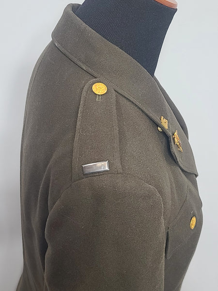 Army Nurse Uniform Set Jacket and Skirt <br> (B-38" W-28" H-36")