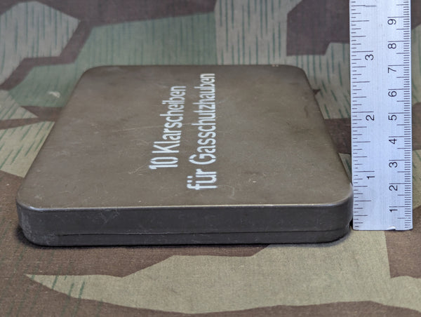 Gas Hood Replacement Lens Tin (Empty)