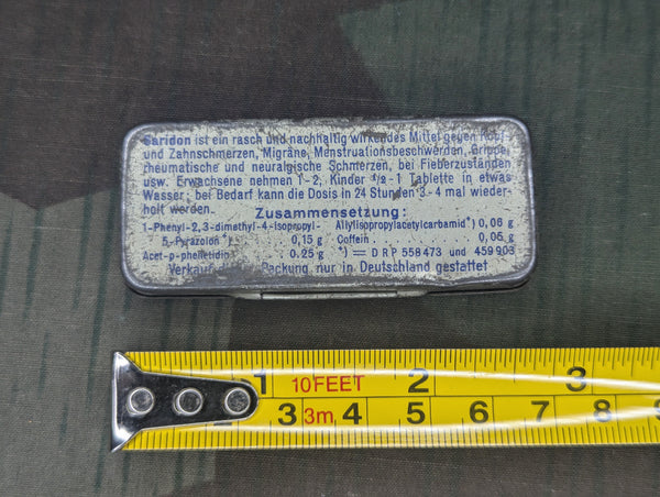 Saridon Pill Tin For Pain and Fever