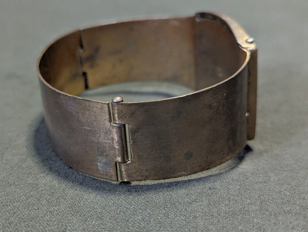 Army Sweetheart Locket Cuff Bracelet